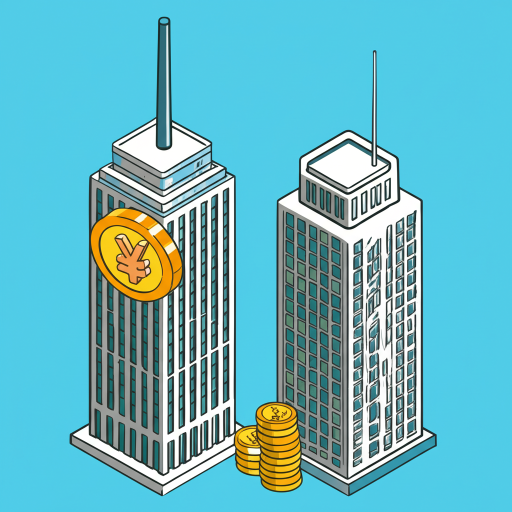 美元作為強勢全球貨幣、日元作為靈活避險貨幣的圖示,反映經濟差異與全球風險情緒