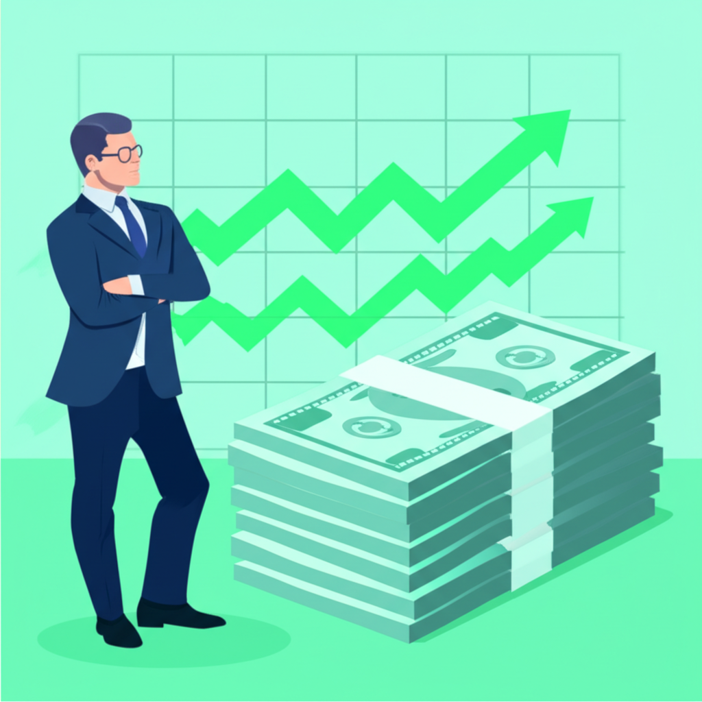 公司執行股票回購的企業主管與市場圖示