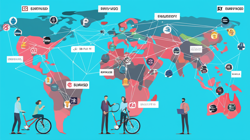 全球外匯市場交易示意圖