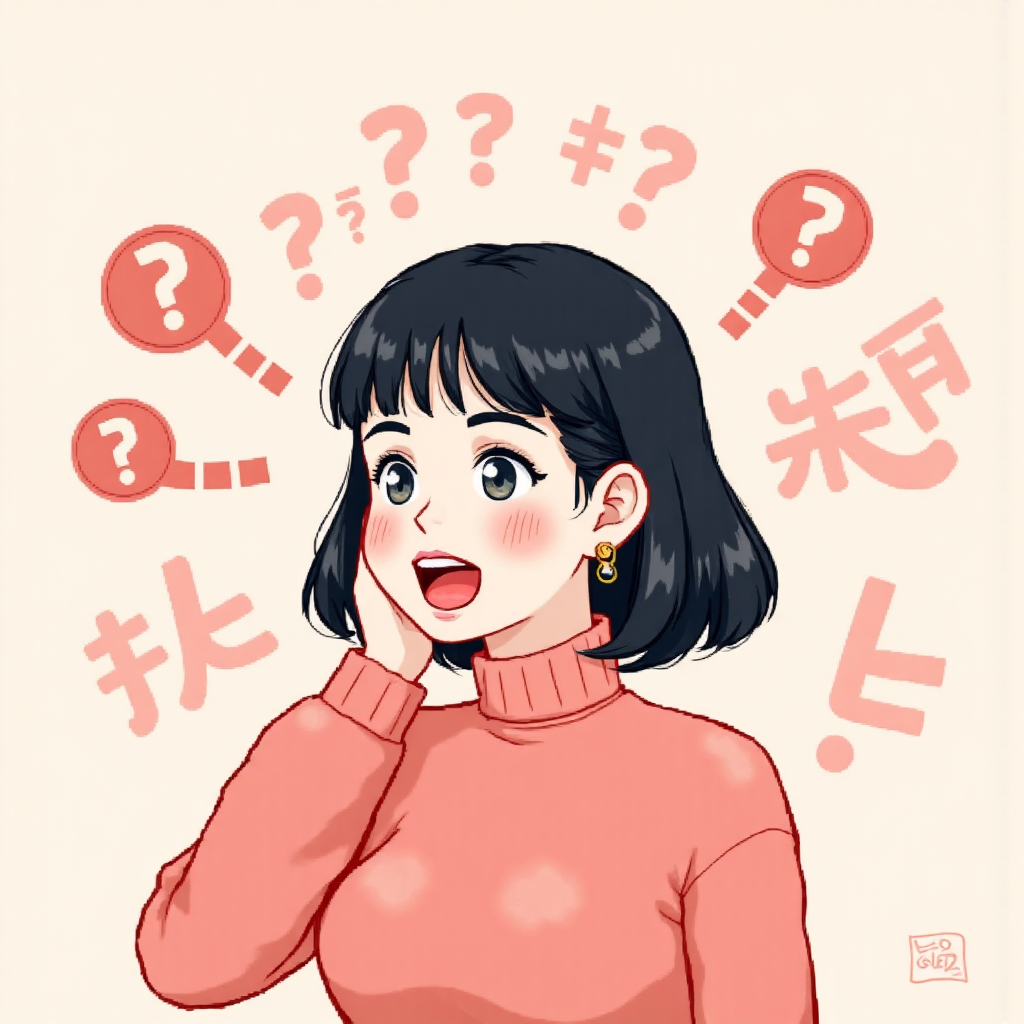 像素藝術風格的台灣人熱情說話,周圍浮動聲波與問號,軟色調呈現生動發音與對話活力