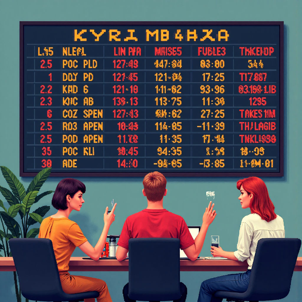 多元投資者研究帶有 KY 符號股票代碼的像素藝術插圖,描繪 KY 股的獨特魅力